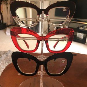 3 Pack Oversized Readers: Strength- 2.0